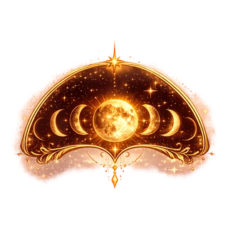 Mondphasen-Reading Symbol