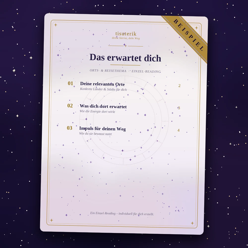 Astrokartographie Beispielseite