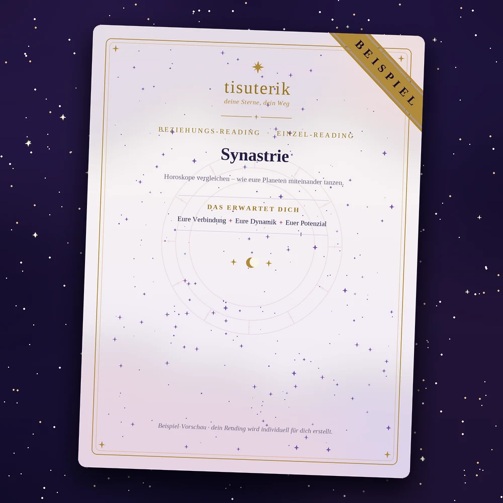 Synastrie – Beispiel
