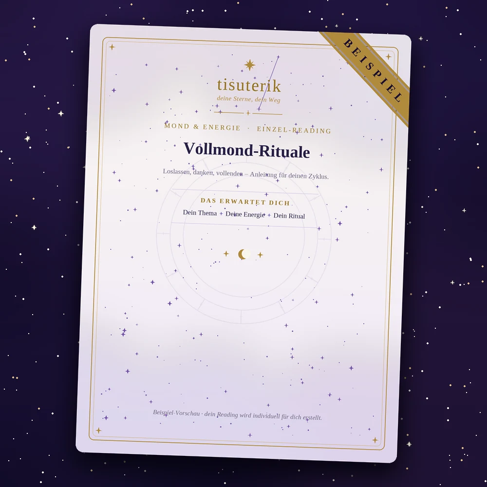 Vollmond-Rituale – Beispiel